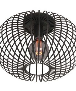 Plafondlamp Aglio zwart 33cm pl7833